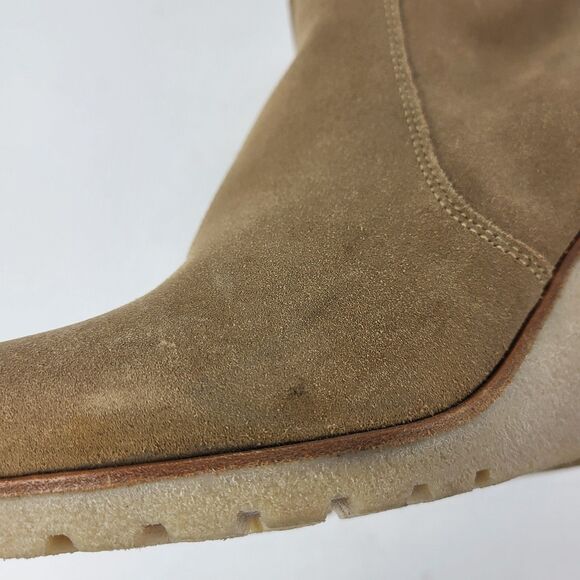 La Canadienne Krista Waterproof Wedge Bootie Tan Brown Size 9M - Picture 10 of 14